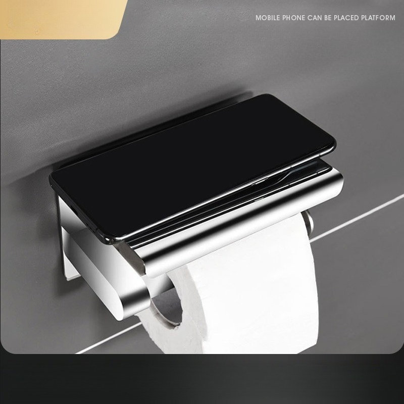 Home Bathroom Paper Towel Holder - Papierhandtuchhalter aus Edelstahl ohne Bohren, Wandhalterung