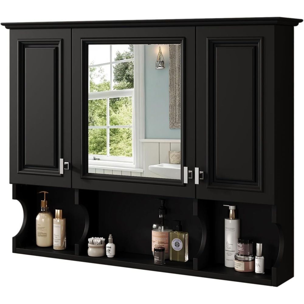 Bathroom Cabinet Mirror - Badezimmer-Wandschrank mit Spiegel, wandmontierter Medizinschrank mit