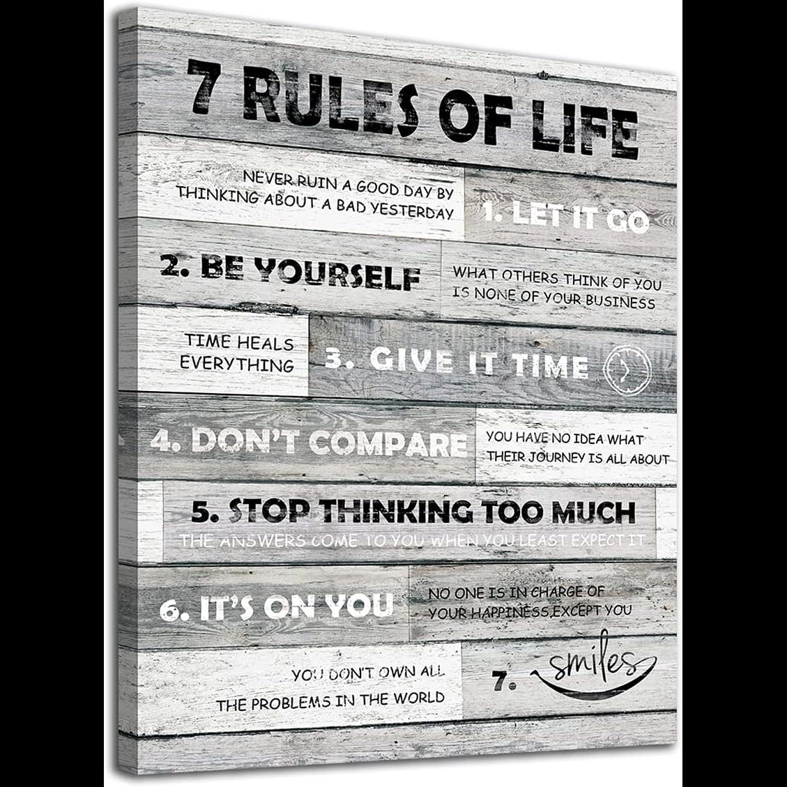 Home Bathroom Rules - Inspirierende Wandkunst, Motivierende Zitate über das
