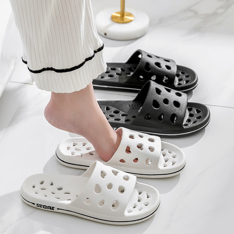 Home Outdoor Bathroom - Damen-Hausschuhe Cloud Hollow Out Sommer-Sandalen Herren-Flip-Flops