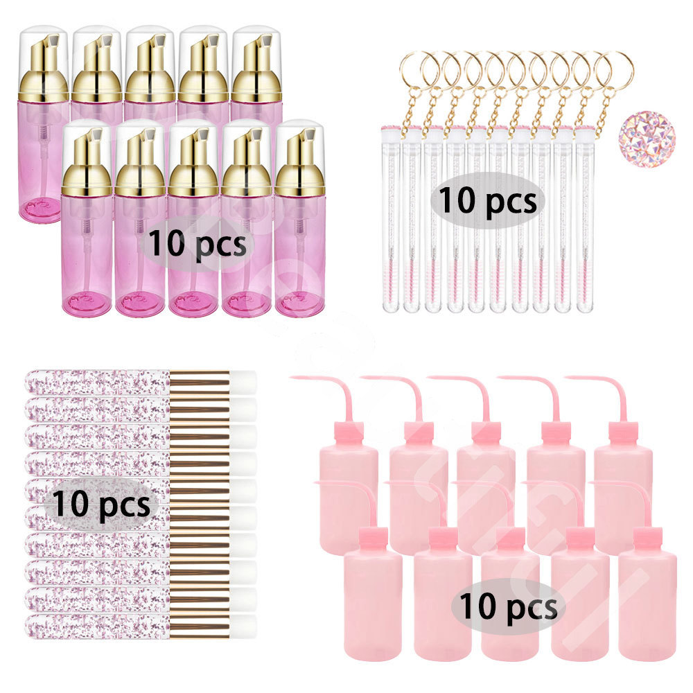 Soap Dispenser Pump - 40 teile/satz Pfropfen Wimpern reinigungs set