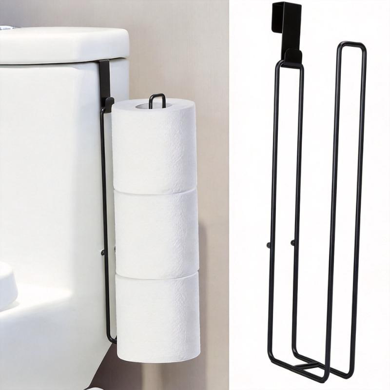 Home Bathroom Paper Towel Holder - Luxuriöser wandmontierter Toilettenpapierhalter, wasserdicht, rutschfest, modernes