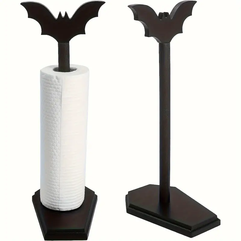 Home Bathroom Paper Towel Holder - Fledermaus-Papierhandtuchhalter – Halloween-Dekor für Küche und