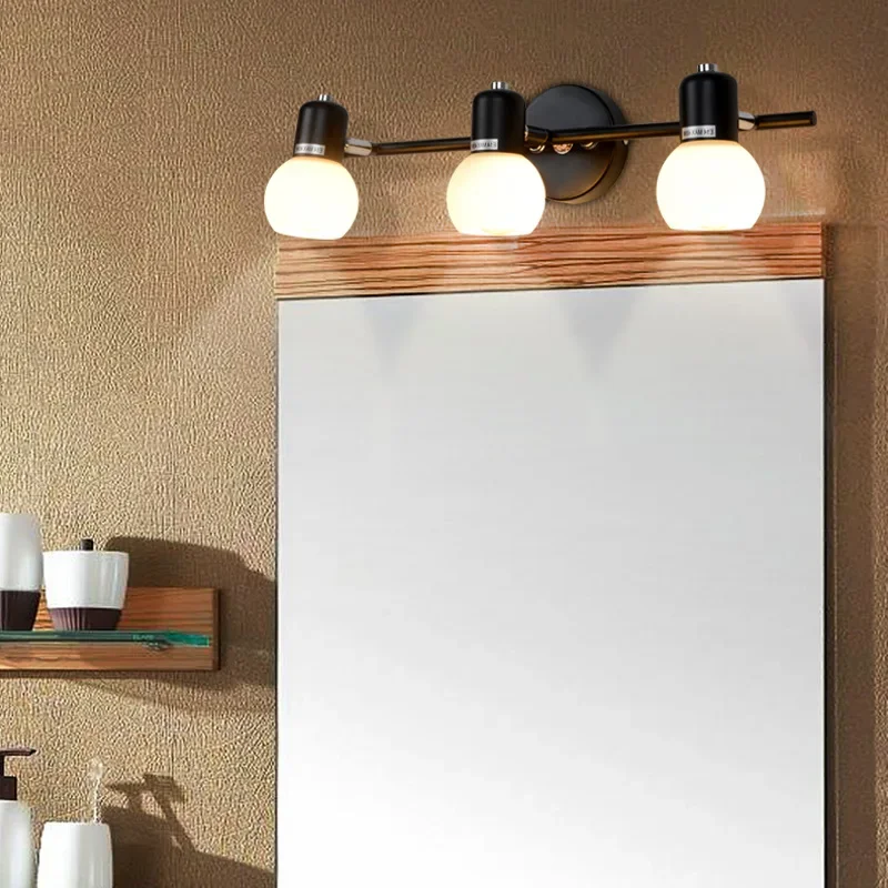 Bathroom Cabinet Mirror - Amerikanische LED-Spiegelfrontleuchten Badezimmer-Waschtischleuchten Spiegelschrankbeleuchtung Retro Schlafzimmerbeleuchtung