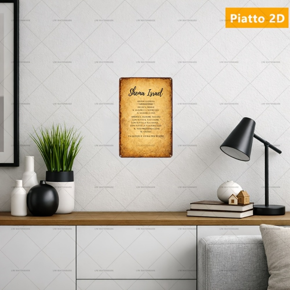 Home & Bathroom Building Products Pte Ltd Reviews - CIFBUY Hebräische Schrift Aluminium-Wandkunst 8x8 Zoll