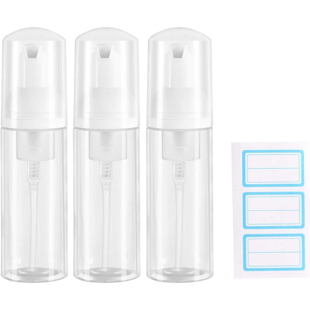 Soap Dispenser Pump - 3er-Set 60ml Kleine Schaumspender-Flaschen aus Kunststoff
