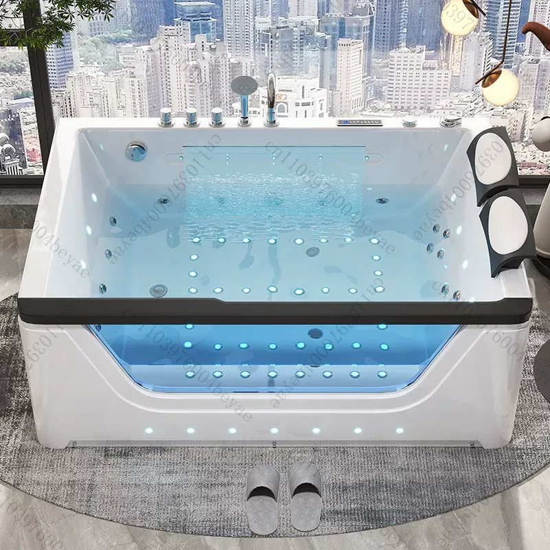 2-Personen-Acryl-Whirlpool mit – Home Bathroom Jacuzzi Tub Bewertung und Preis