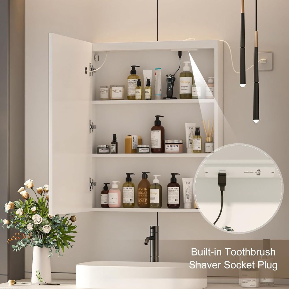 24x30 Medizinschrank mit Beleu – Home Outlet Bathroom Mirrors Bewertung und Preis
