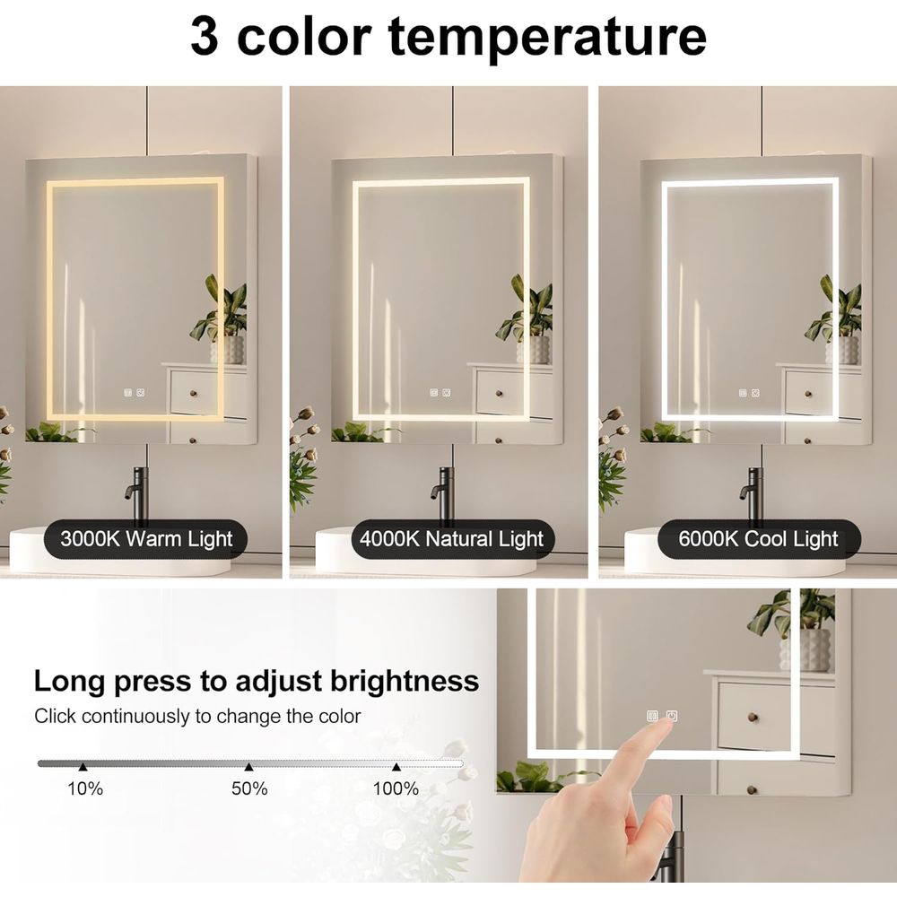 24x30 Medizinschrank mit Beleu – Home Outlet Bathroom Mirrors Bewertung und Preis