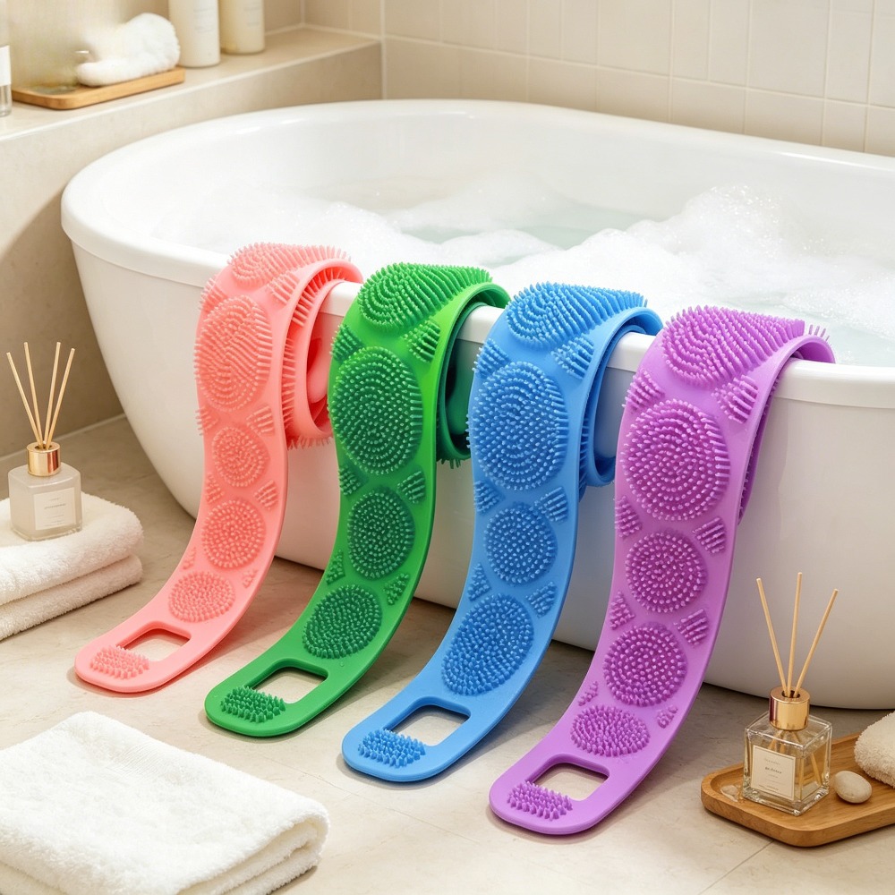 Silikon-Duschbürste mit Gürtel – Home Bathroom Cleaning Machine Bewertung und Preis