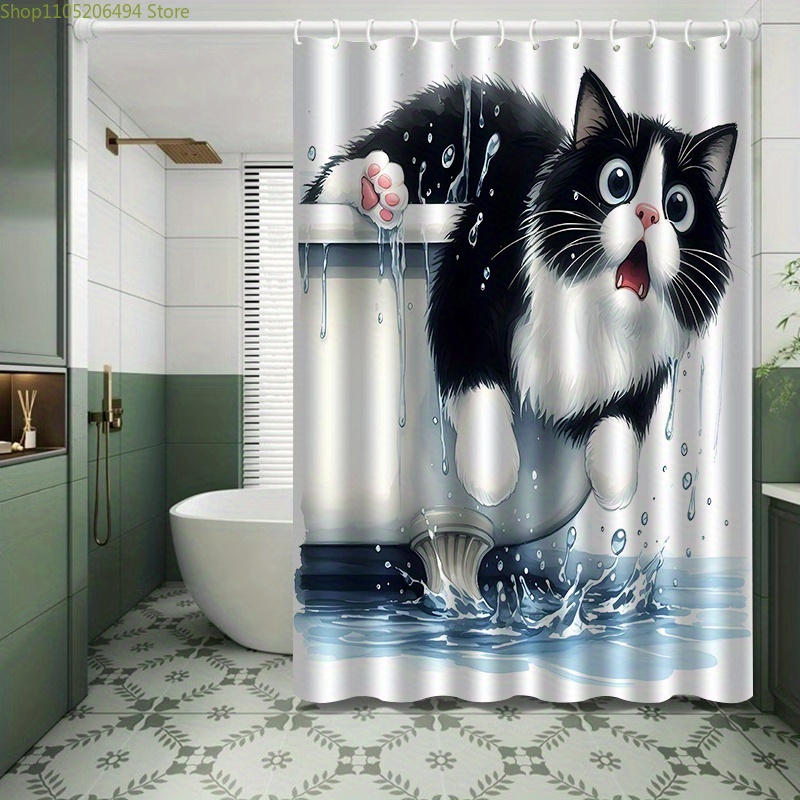 Lustiger Duschvorhang mit spri – Home Bathroom Ideas Bewertung und Preis