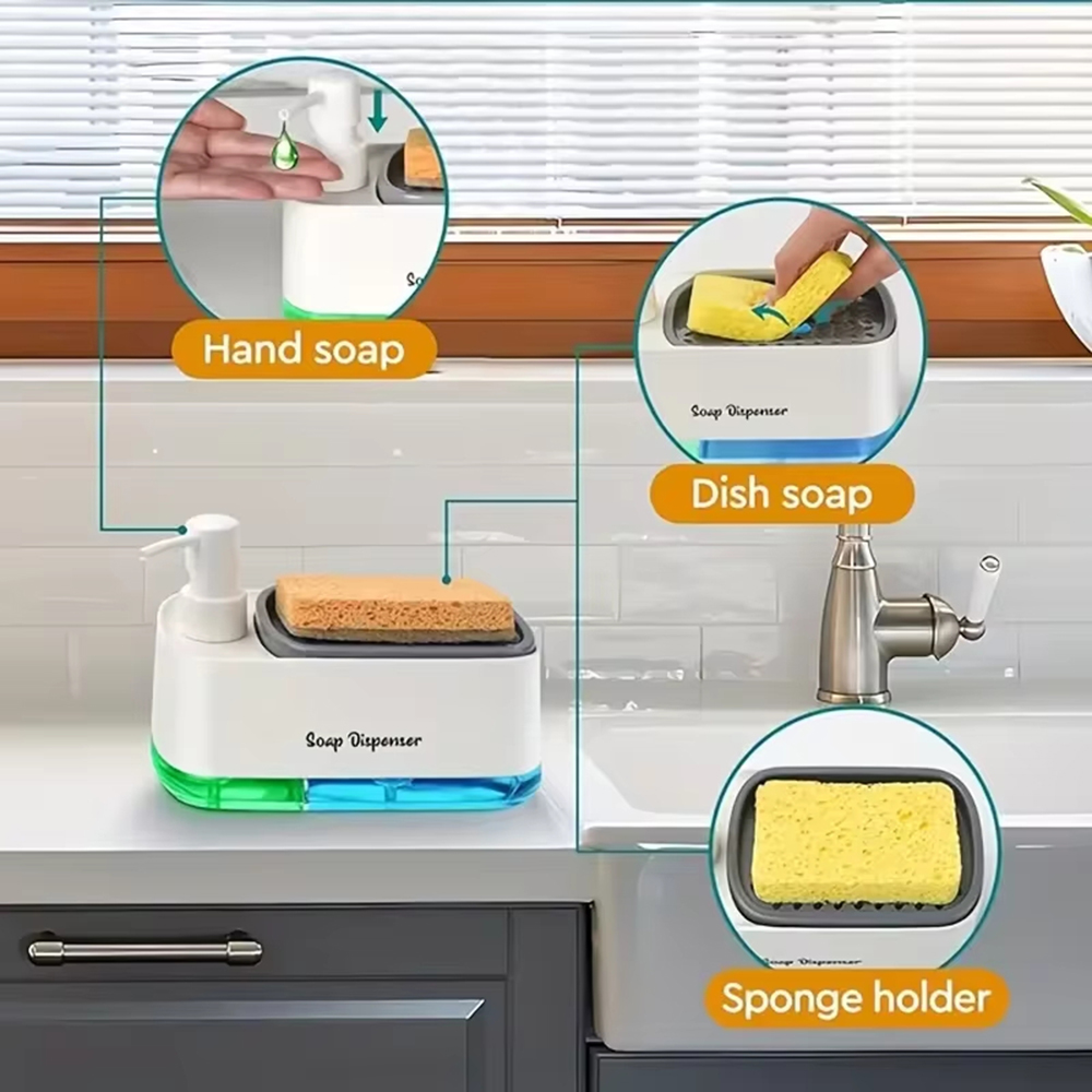 3-in-1-Hand- und Spülmittelspe – Soap Dispenser Pump Bewertung und Preis