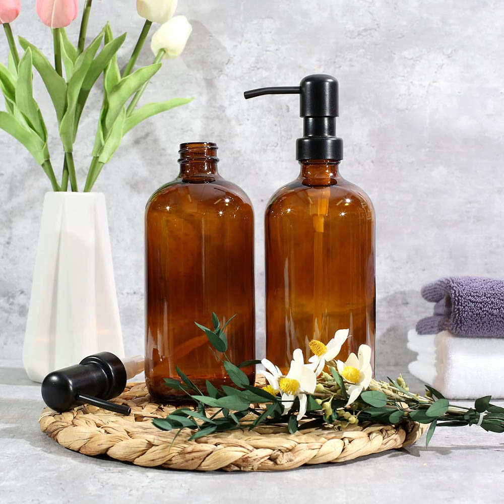 Seifenspender aus bernsteinfar – Soap Dispenser Pump Bewertung und Preis