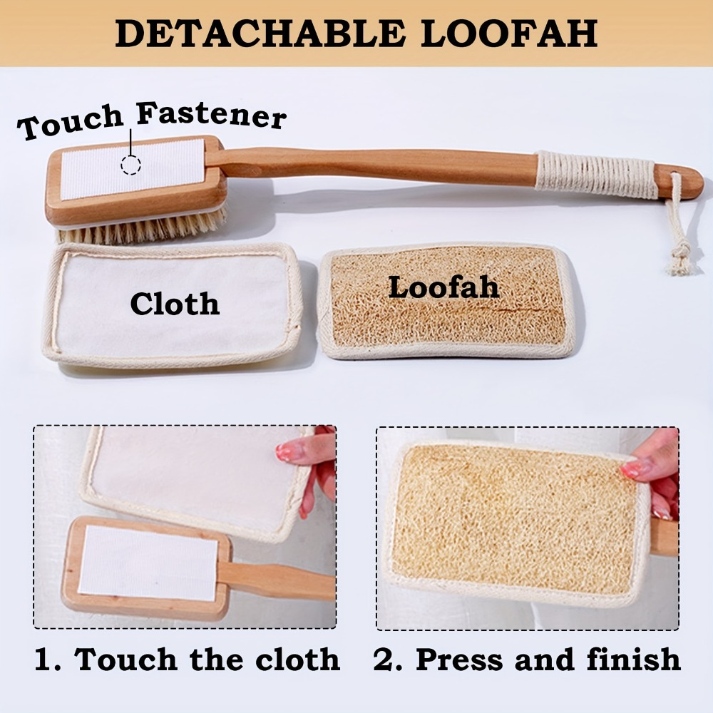 Holz-Badebürste mit langem Gri – Home Bathroom Cleaning Machine Bewertung und Preis