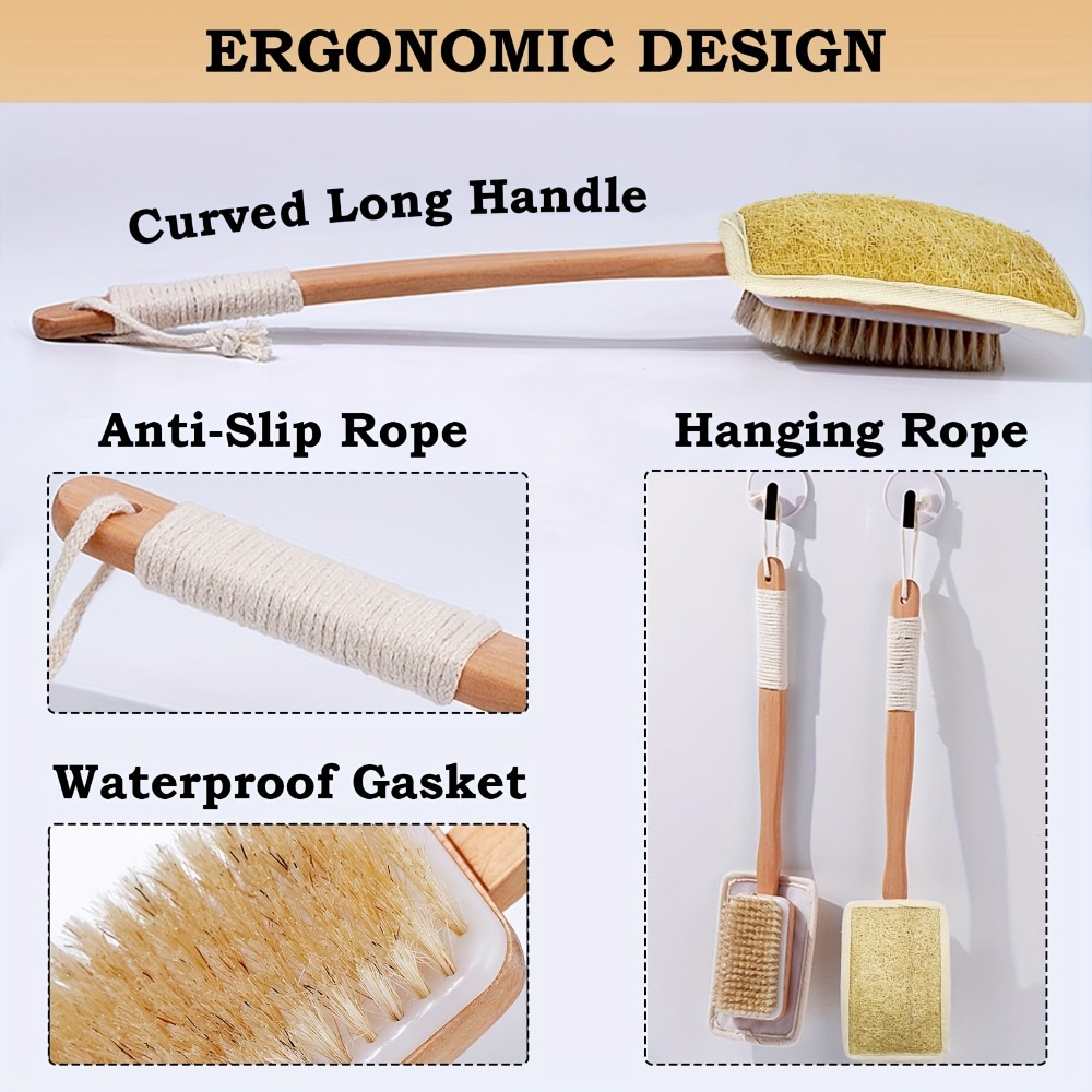 Holz-Badebürste mit langem Gri – Home Bathroom Cleaning Machine Bewertung und Preis