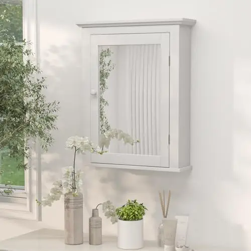 Weißer Medizinschrank mit Spie – Bathroom Cabinet Mirror Bewertung und Preis