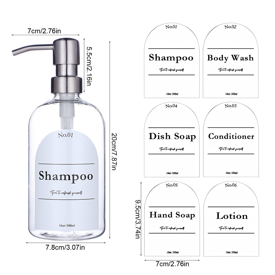 Klare Shampoo-Conditioner-Körp – Soap Dispenser Pump Bewertung und Preis