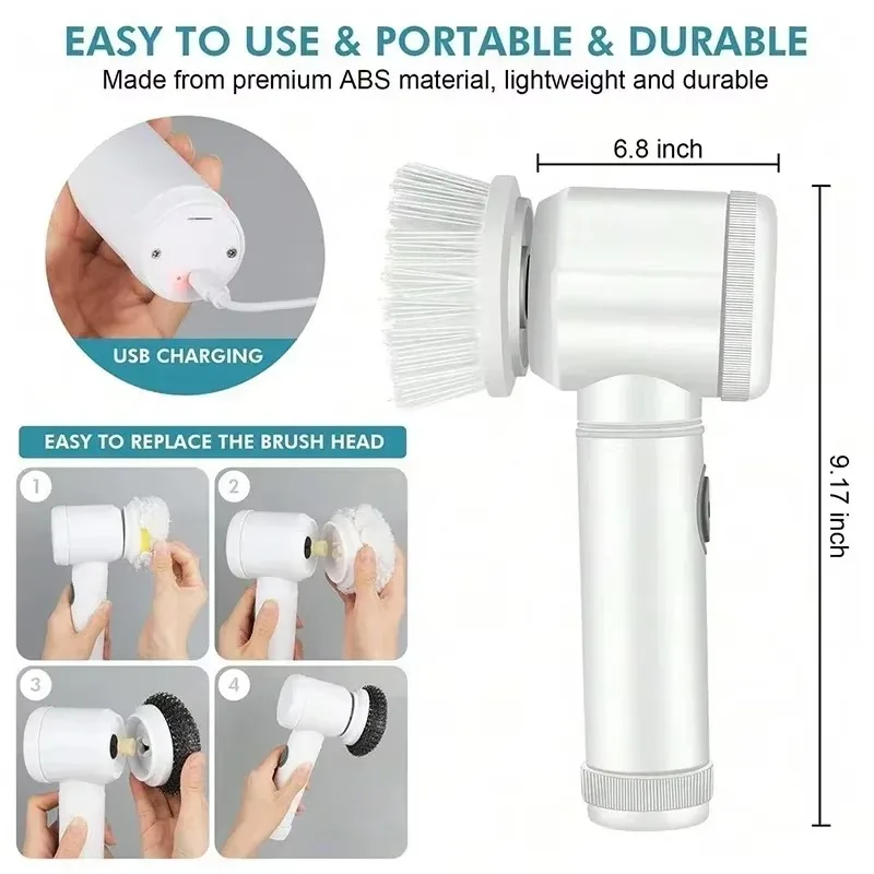 Neuer kabelloser Schleuderschr – Home Bathroom Cleaning Machine Bewertung und Preis