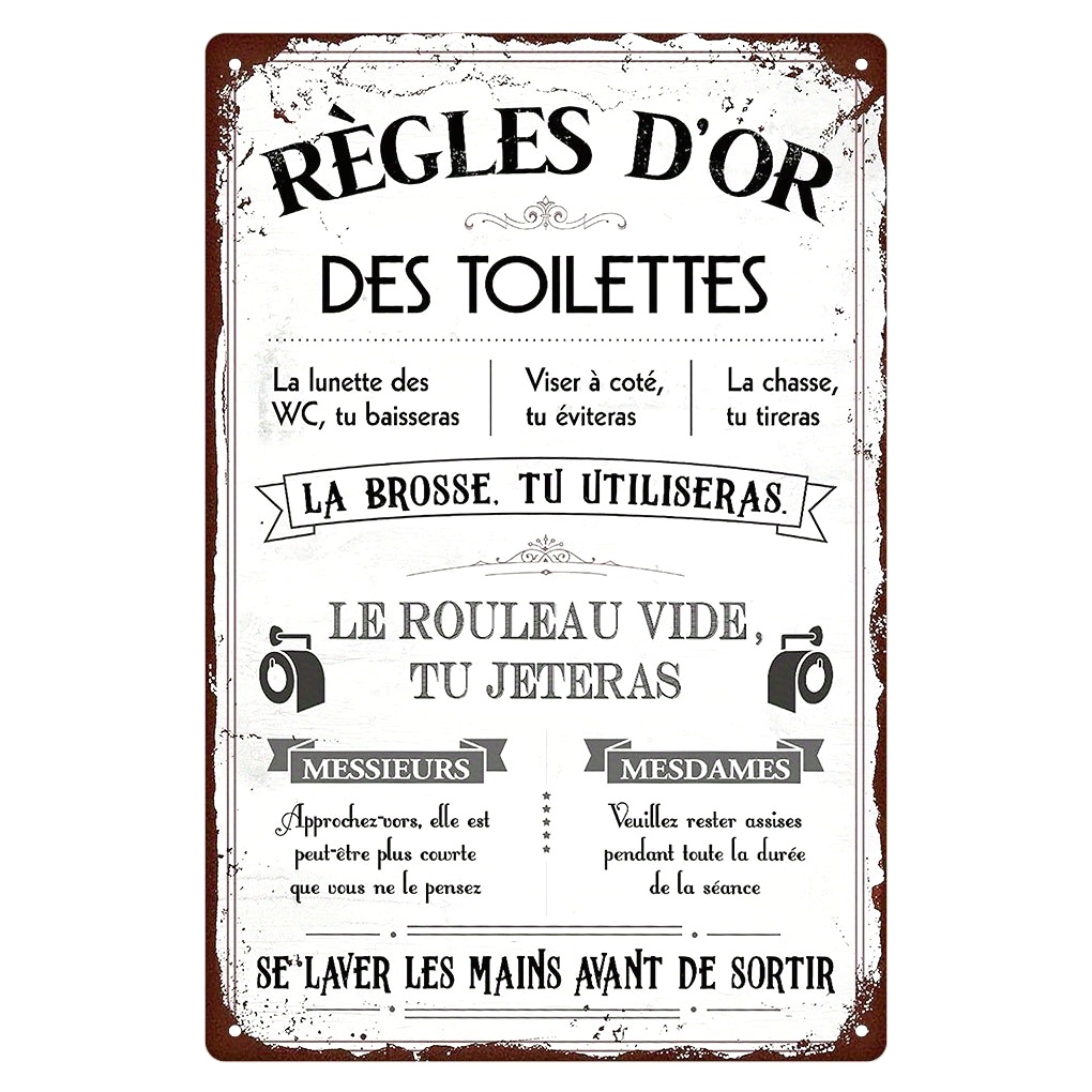 Lustiges Französisches Zitat M – Home Bathroom Rules Bewertung und Preis
