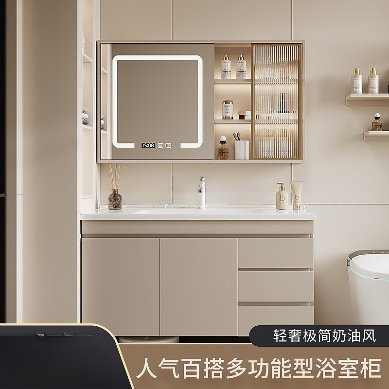 Massivholz-Badezimmerschrank-K – Bathroom Cabinet Mirror Bewertung und Preis