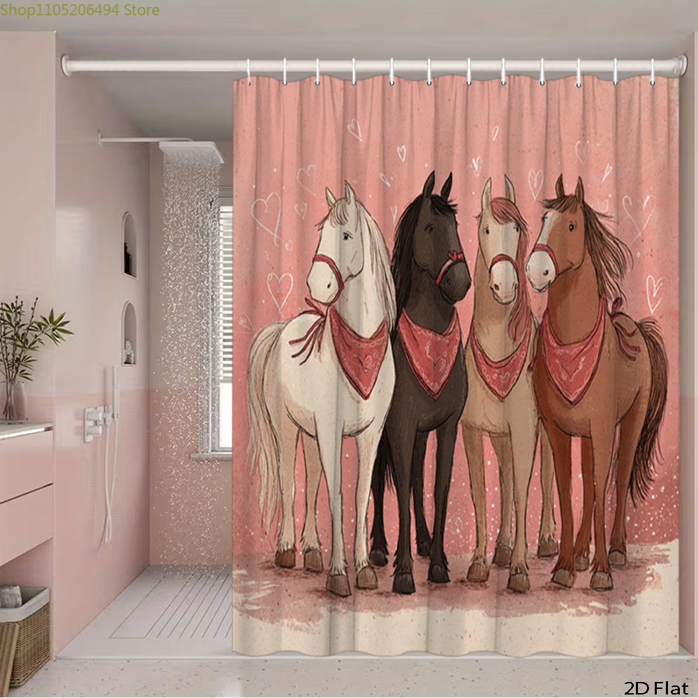Niedlicher Duschvorhang mit Pf – Home Bathroom Ideas Bewertung und Preis